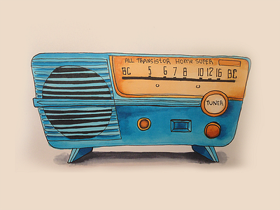 Retro radio