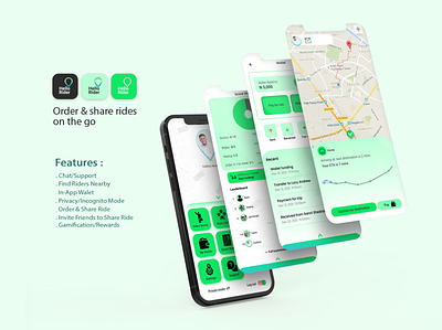 Hello Rider app design figma interaction design mobile app product design prototype ride hailing ui ui design uiux user experience ux ux design