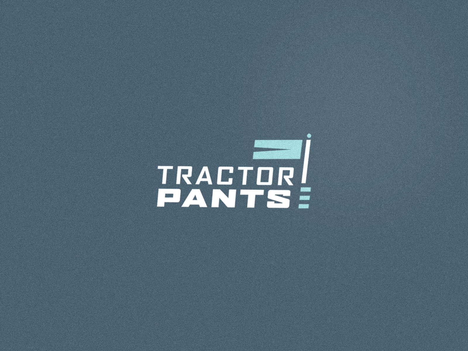 Tractor Pants branding design logo pants tractor