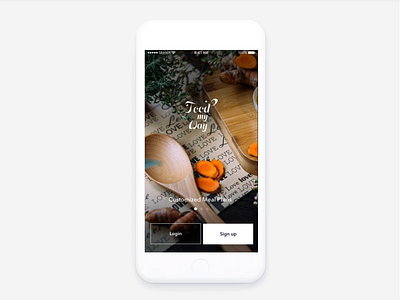 Food Delivery Mobile App - login page art direction art director login mobile mobile app ui deisgn ux design ux designer ux ui visual