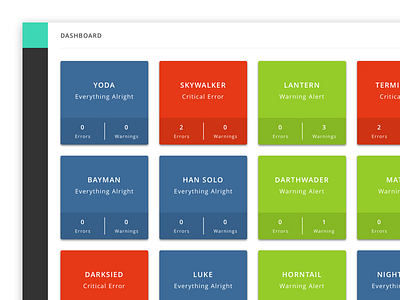 Dashboard Redesign Concept blue color concept dashboard design green red ui ux web