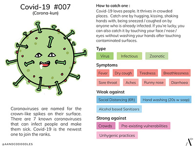 Corona virus infographic