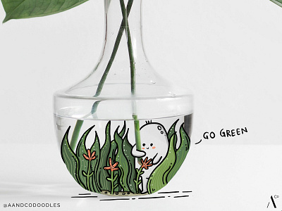 Go Green doodle doodlemon go green illustration photo illustration