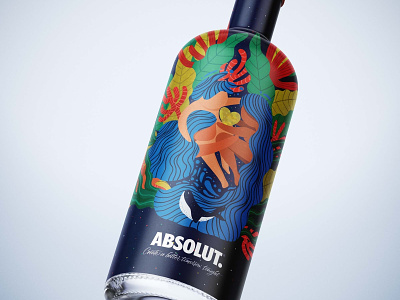 Packaging - Absolut Vodka absolut food and drink illustration illustration design love packaging packaging design vodka