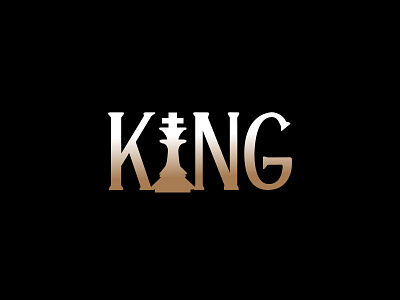 King Letter Logo Design