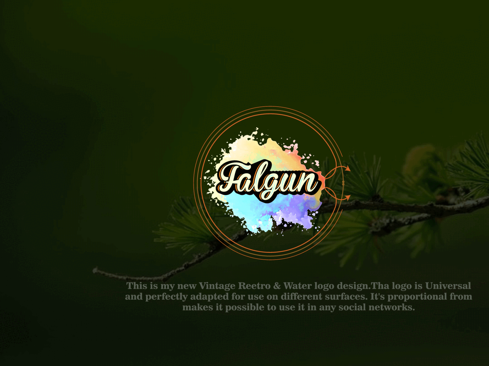 Falgum Typography Logo design