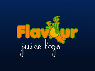 Flavour Juice Logo Design branding design flavour logo graphic graphic design illustration letter logo logo logos