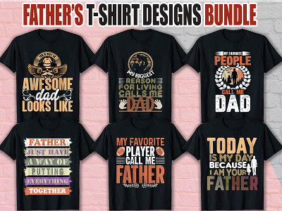 Father's T-Shirt Design. designs