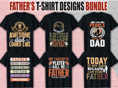 Father's  T-Shirt Design.