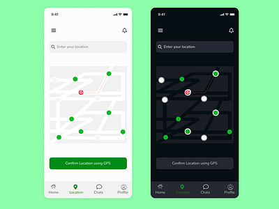 Daily UI Day 20 Location Tracker daily challenge daily ui design ui ux
