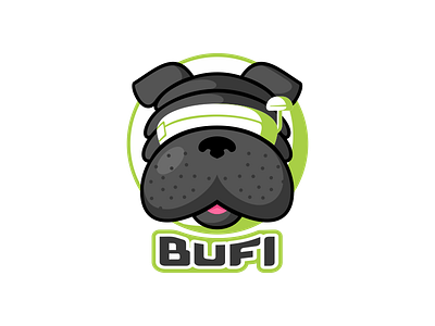 Bufi the dog. dog drone drone pilot fatshark fpv logo shar pei