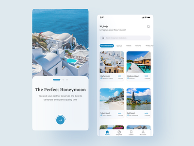 Lovers Haven app design product design product designer travel app ui ux