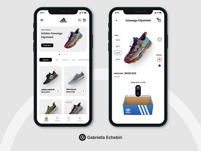 Adidas Redesign adidas app design e commerce e commerce app product design product designer redesign shopping flow ui ux