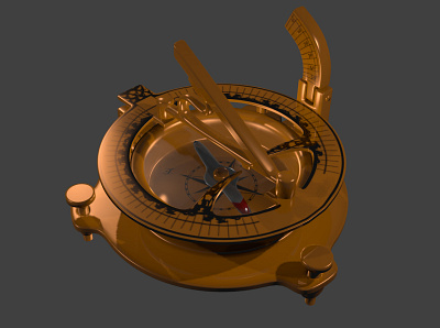 3D Model of a Compass 3d design