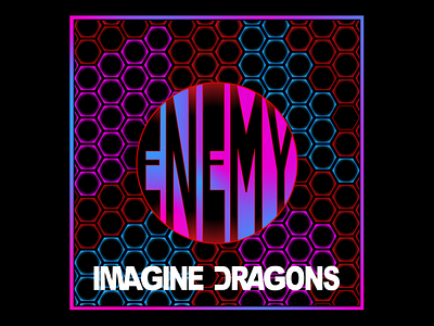 Album Cover Redesign - Enemy, Imagine Dragons