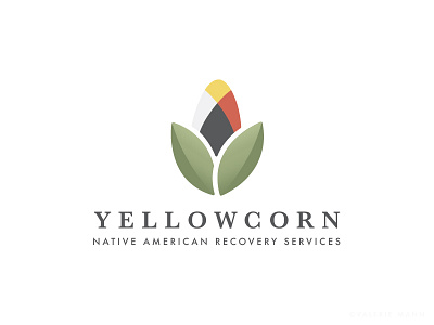 Yellowcorn Logo design icon illustration logo