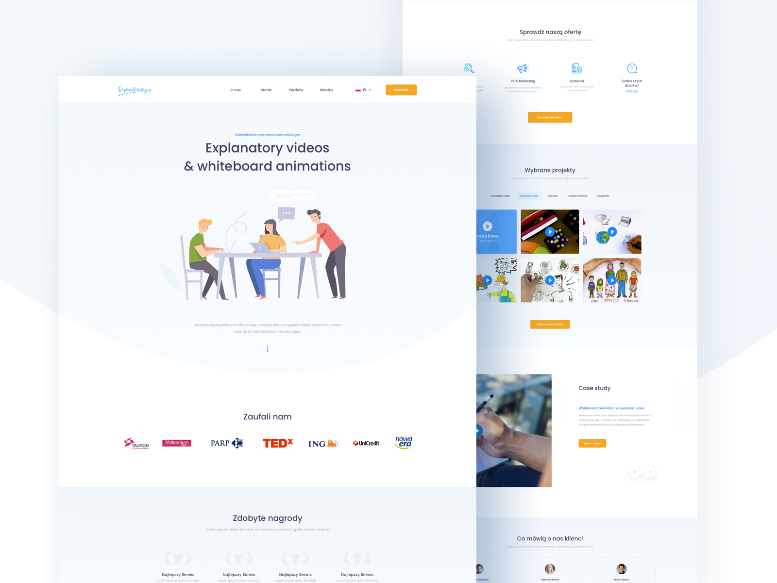 Explanatory videos & whiteboard animations artboard blue clean designers mx explain explainer explanatory illustration jcd minimal simple sketch ui ux web website white whiteboard