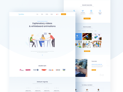 Explanatory videos & whiteboard animations artboard blue clean designers mx explain explainer explanatory illustration jcd minimal simple sketch ui ux web website white whiteboard