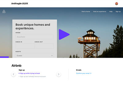 Video Page design ui ux video web