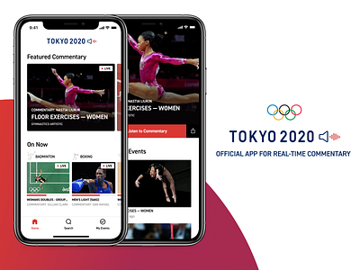 Tokyo 2020 Concept App