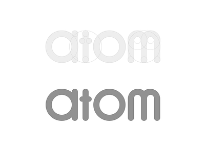 Atom Logo design logo process