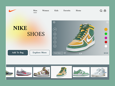 nike shoes shop app design graphic design typography ui ux