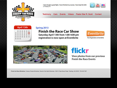 Finish the Race Website