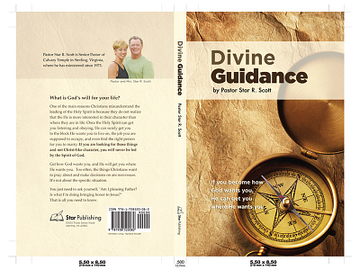 Divine Guidance Book Cover book cover christian church graphic design religion