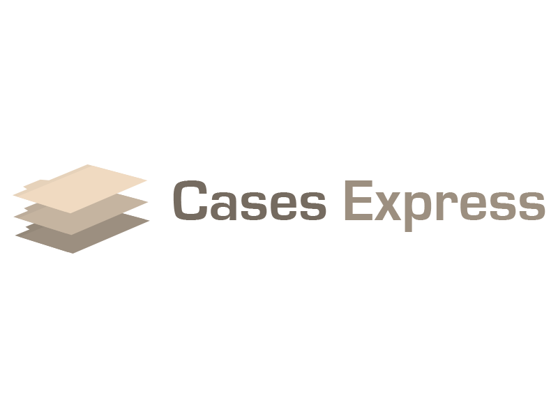 Cases Express Logo application eurostile logo logo design
