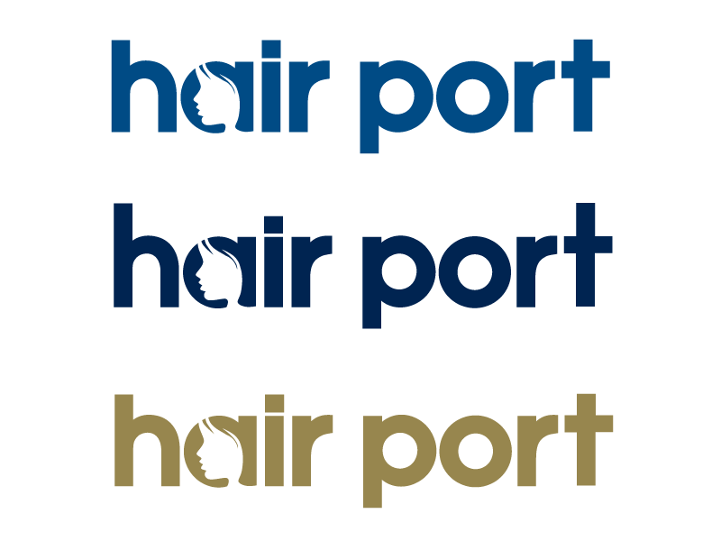 Hair Port Logo Concept