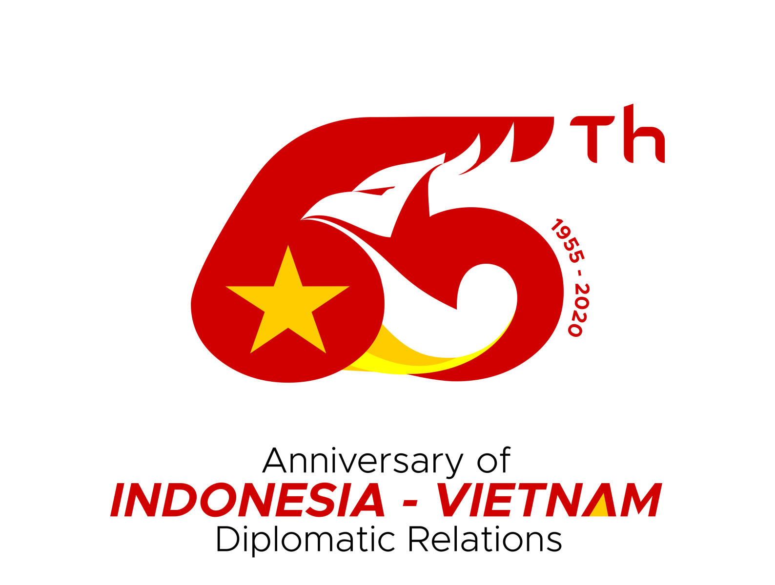 anniversary of ind-viet diplomatic logos by qeems hand on Dribbble