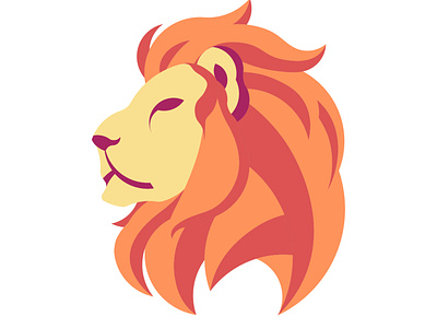 Lion design graphic design illustration logo vector