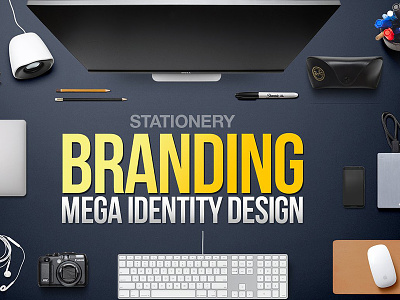 Mega Branding Identity Bundle Design Template