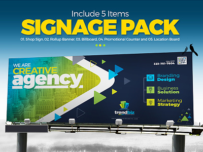 Corporate Creative Signage Solution Rollup Banner Location Board banner billboard billboard design billboard template indoor banner outdoor banner promotion counter promotional counter rollup banner signage signage bundle signage pack