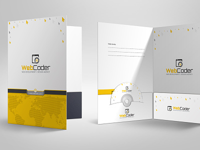 Presentation Folder Design Template