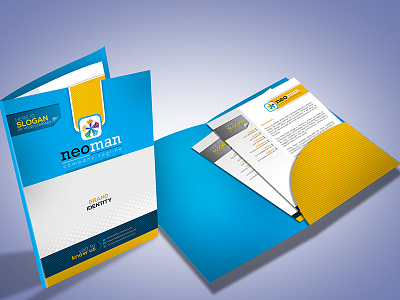 Corporate Presentation Folder Design