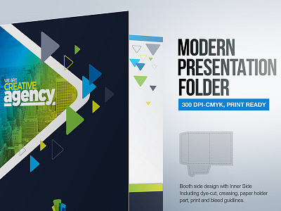 Modern Presentation Folder Template