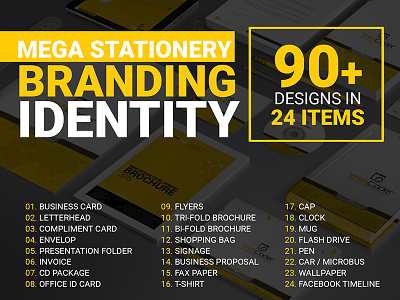 Branding Identity for Web Design and Development Agency branding bundle branding identity branding pack branding package branding template full stationery kit stationery branding stationery branding pack stationery identity big bundle juniper stationary