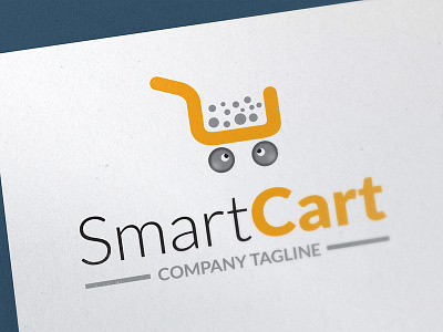 Smart Cart Shopping Cart Logo cart logo editable logo faminine logo logo logo bundle logo template shopping cart logo shopping logo smart cart vector logo vintage logo