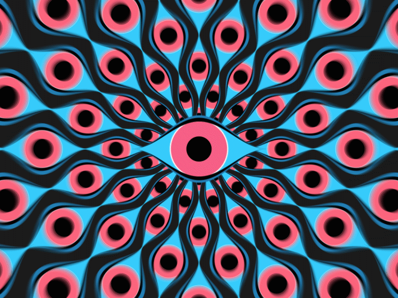 EXPERIMENT_006 :: Focus after effects all seeing animatedgif eye eyeball eyes looped mandala motiongraphics perfectloop