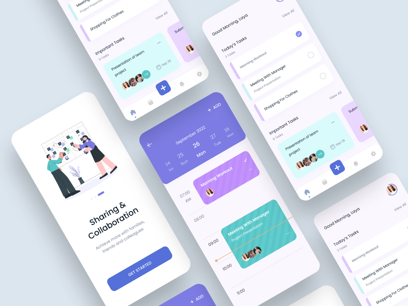 To do list mobile application by Laya Esmaeilzadeh on Dribbble