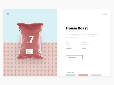 Coffeebrand — Product Card card coffee ecommerce product typography ui web