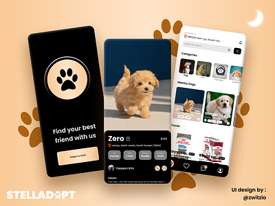 Stelladopt - UI Adopt Pet App