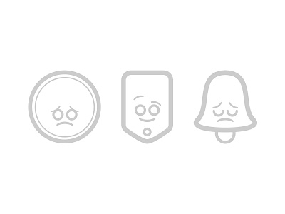 Status icons app badge icon illustration mobile notification tag