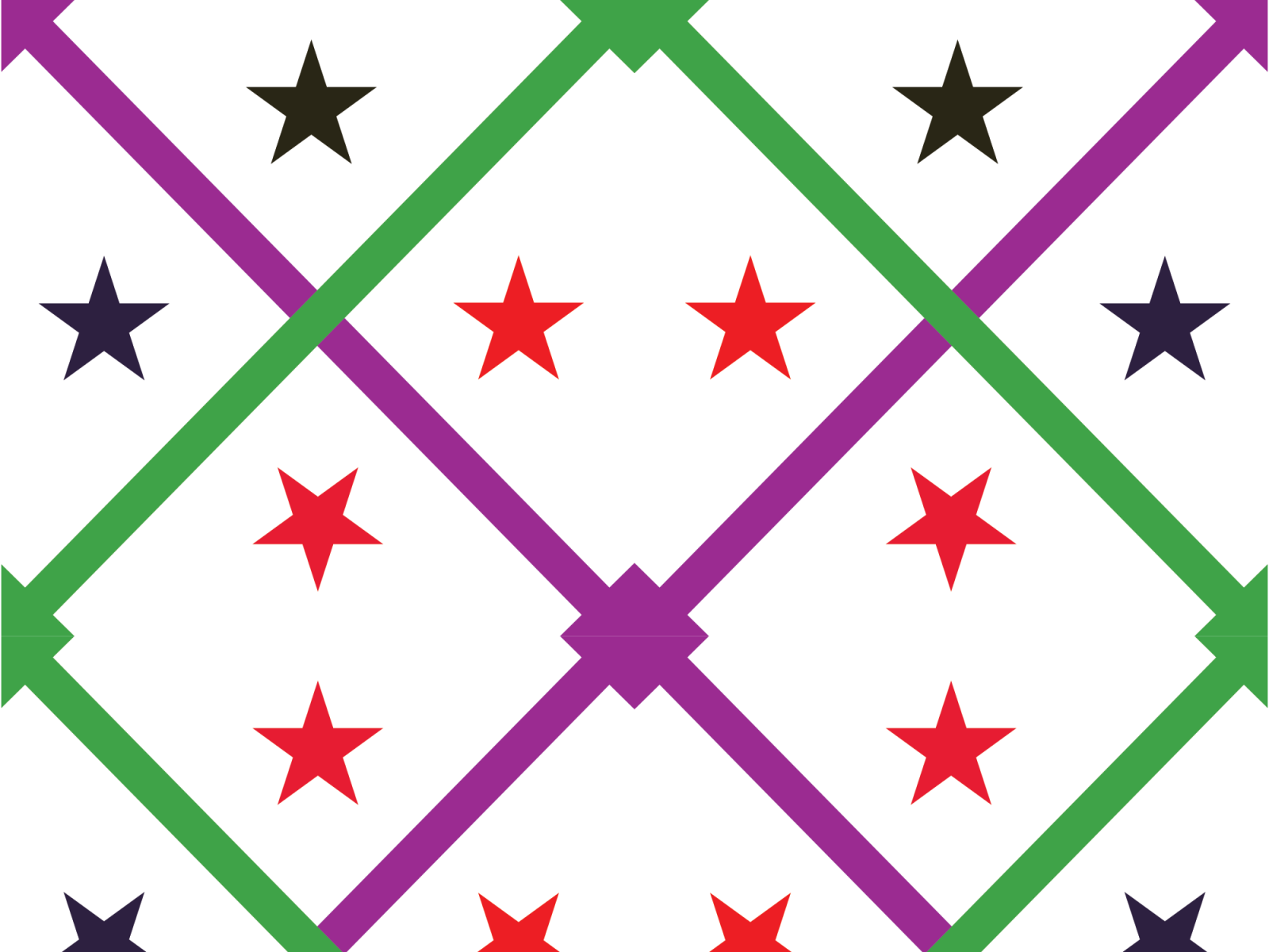Red Forest Pattern Pattern red start forest in tropical world by pangki sobati on Dribbble