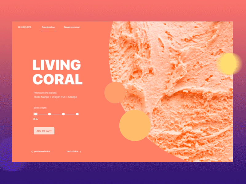 Pantone Living Coral inspired