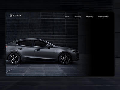 Mazda 3 2019 concept 2019 mazda ui uxd web web design webdesign website website design