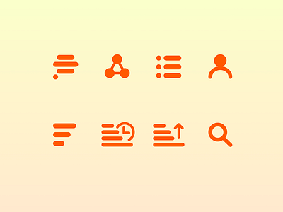 Minimalistic set of icons icon iconography icons icons set minimalistic ui
