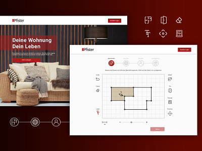 Interior Deign store web app floorplan ui ux web web app web design webapp webapp design webdesign