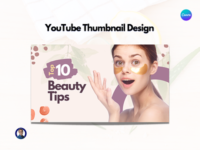 YouTube Thumbnails with Canva | Canva Template branding canva beauty products template canva design inspiration canva template canva youtube thumbnail template graphic design skincare template social media social media template youtube thumbnail design